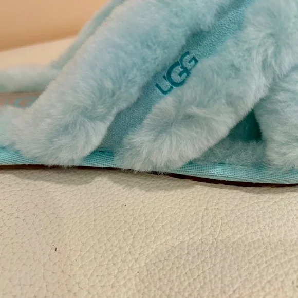 UGG Scuffita Genuine Shearling Slide Slippers - 7 - Picture 3 of 7